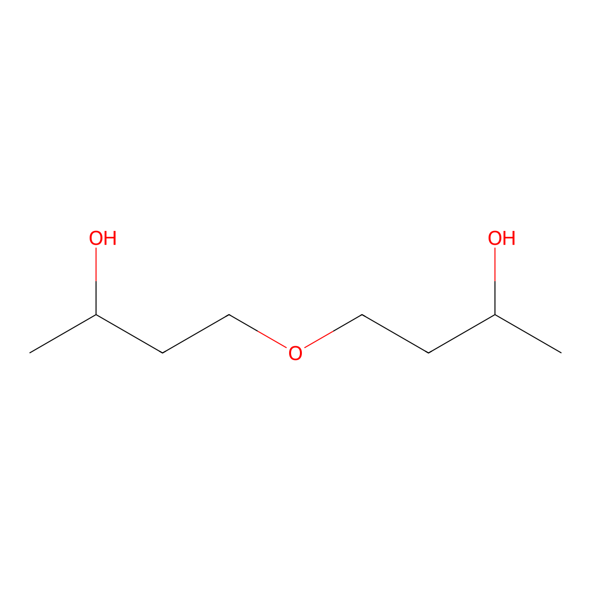 3,3'-Dihydroxydibutyl ether molecular structure, CAS 821-33-0