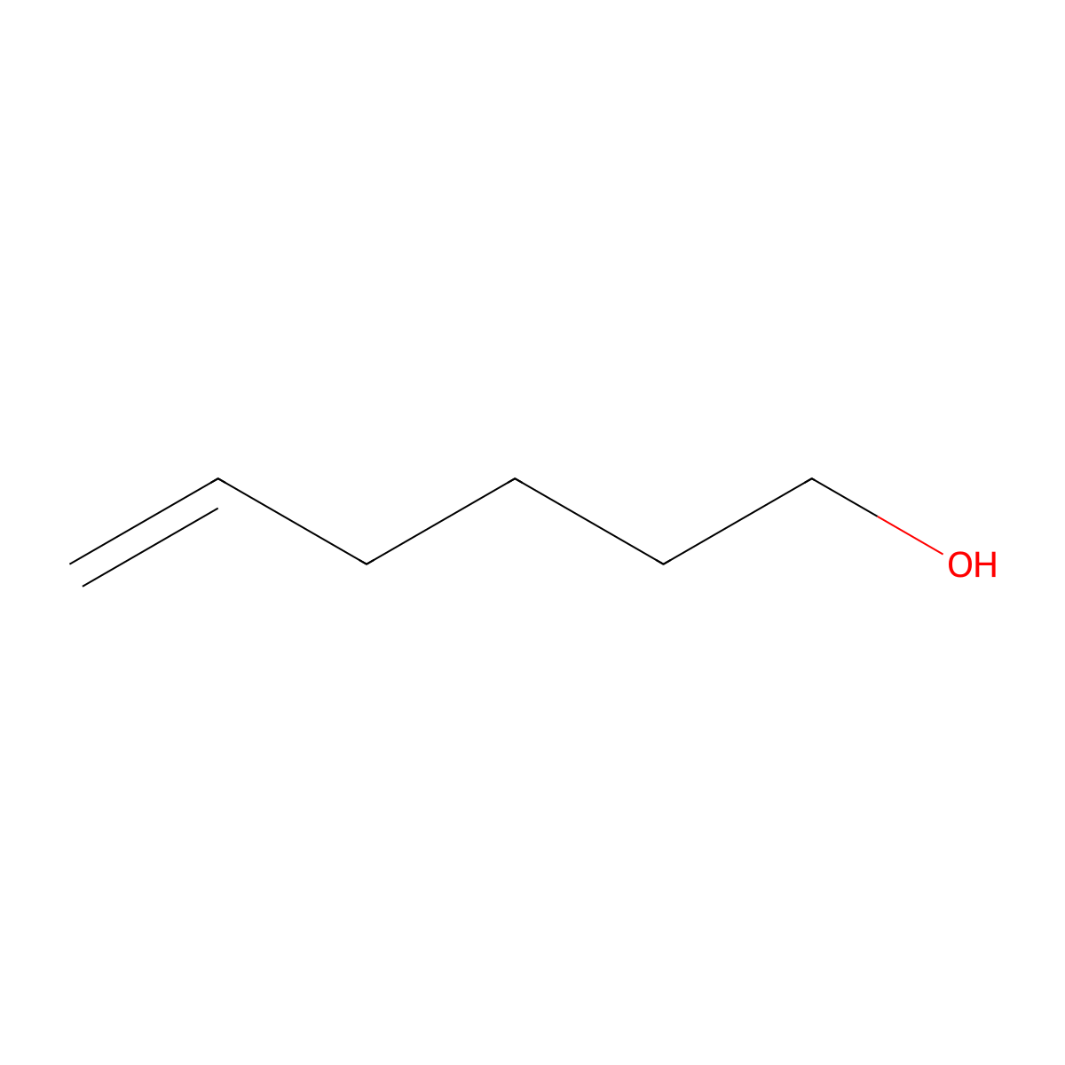 5-Hexen-1-ol molecular structure, CAS 821-41-0