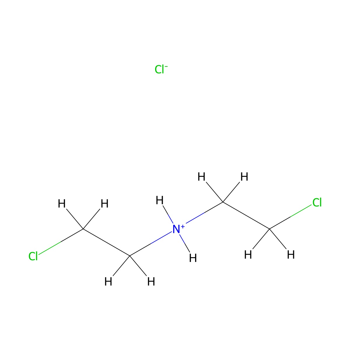 Nor-HN2 molecular structure, CAS 821-48-7