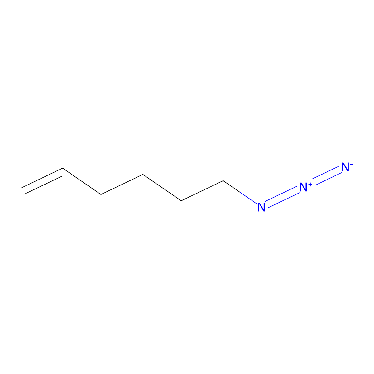 6-Azido-1-hexene molecular structure, CAS 821-77-2
