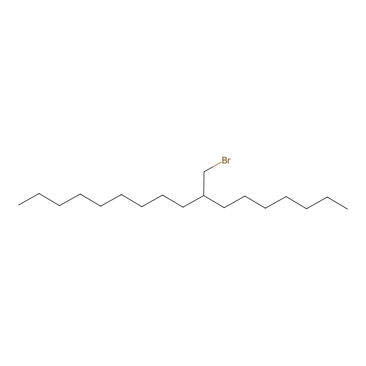 8-(Bromomethyl)heptadecane molecular structure, CAS 82102-69-0