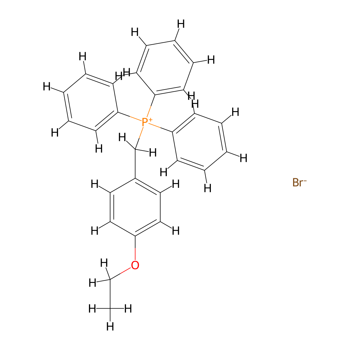 4-Ethoxybenzyltriphenylphosphonium Bromide molecular structure, CAS 82105-88-2