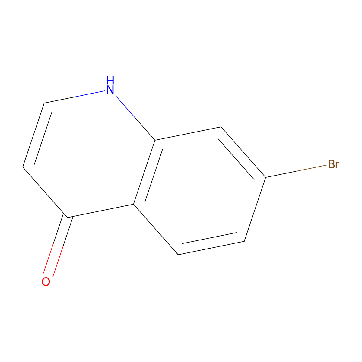 7-Bromoquinolin-4-ol molecular structure, CAS 82121-06-0