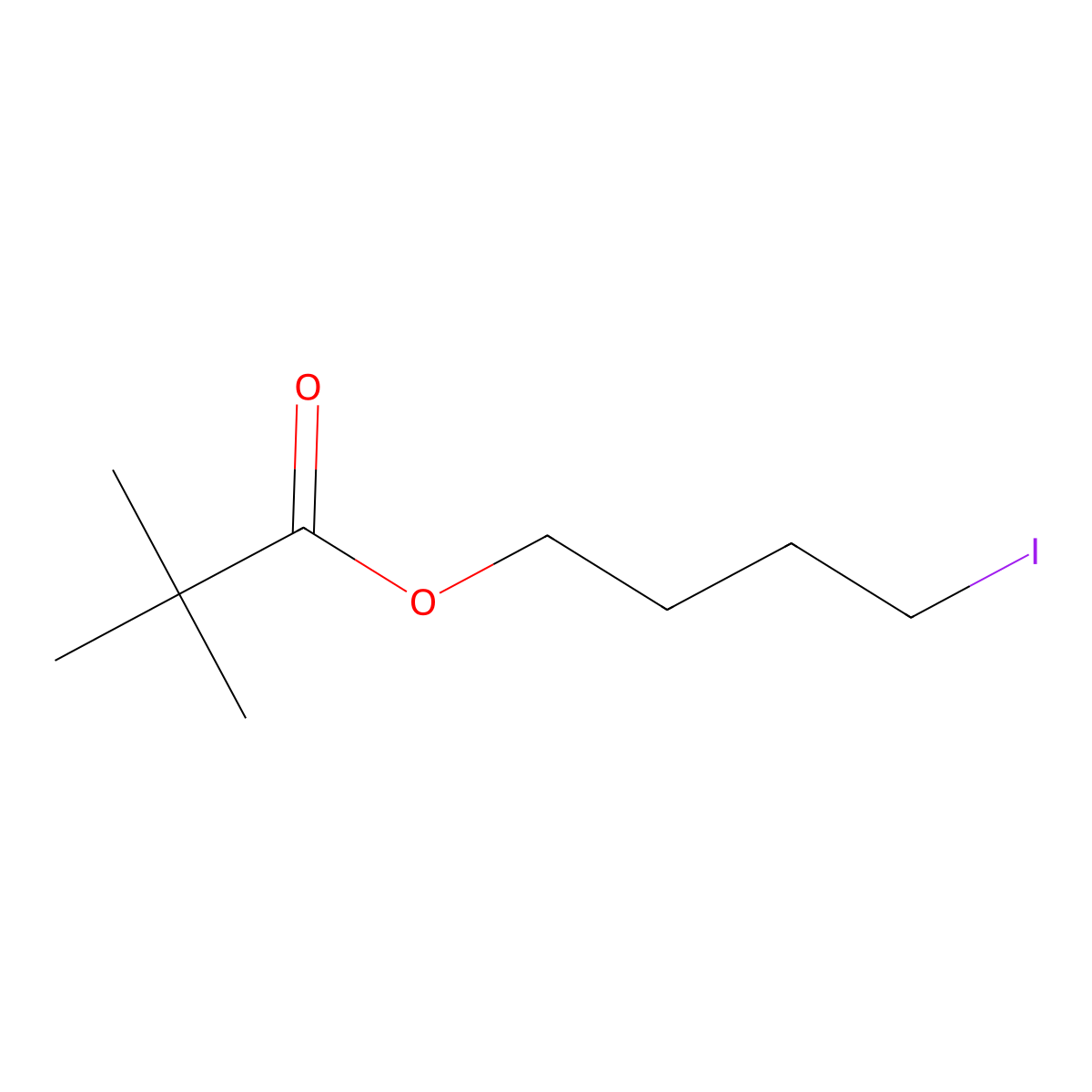 4-Iodobutyl Pivalate molecular structure, CAS 82131-05-3