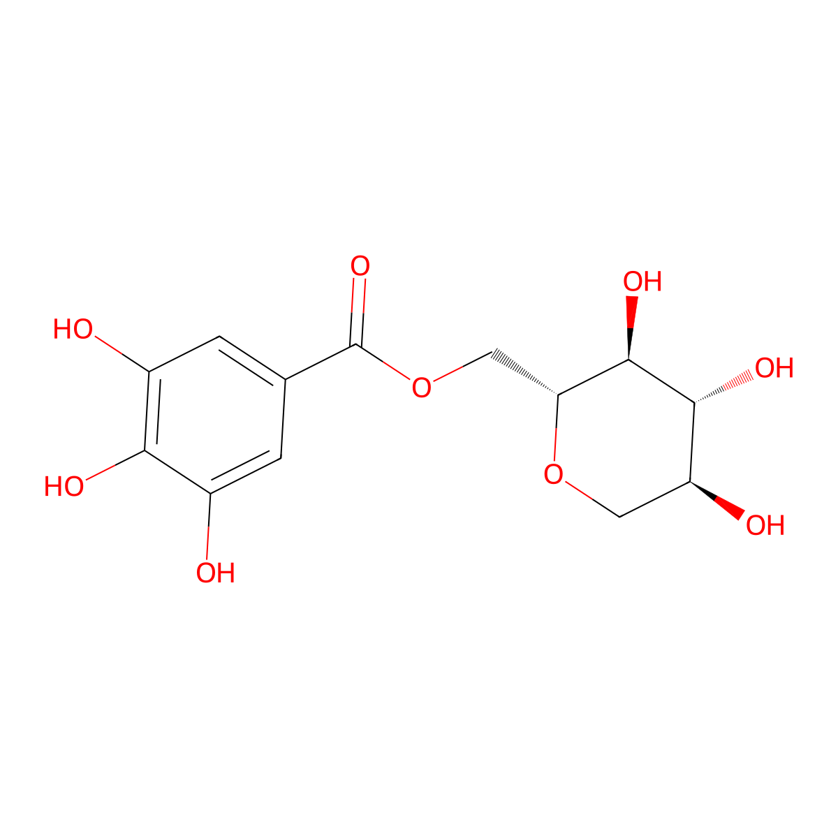 Ginnalin B molecular structure, CAS 82151-97-1