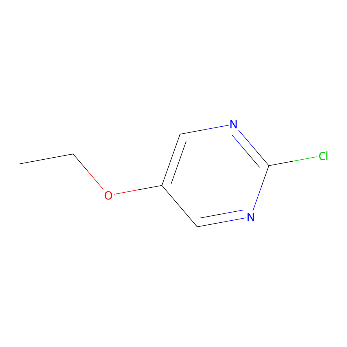 2-Chloro-5-ethoxypyrimidine molecular structure, CAS 82153-68-2