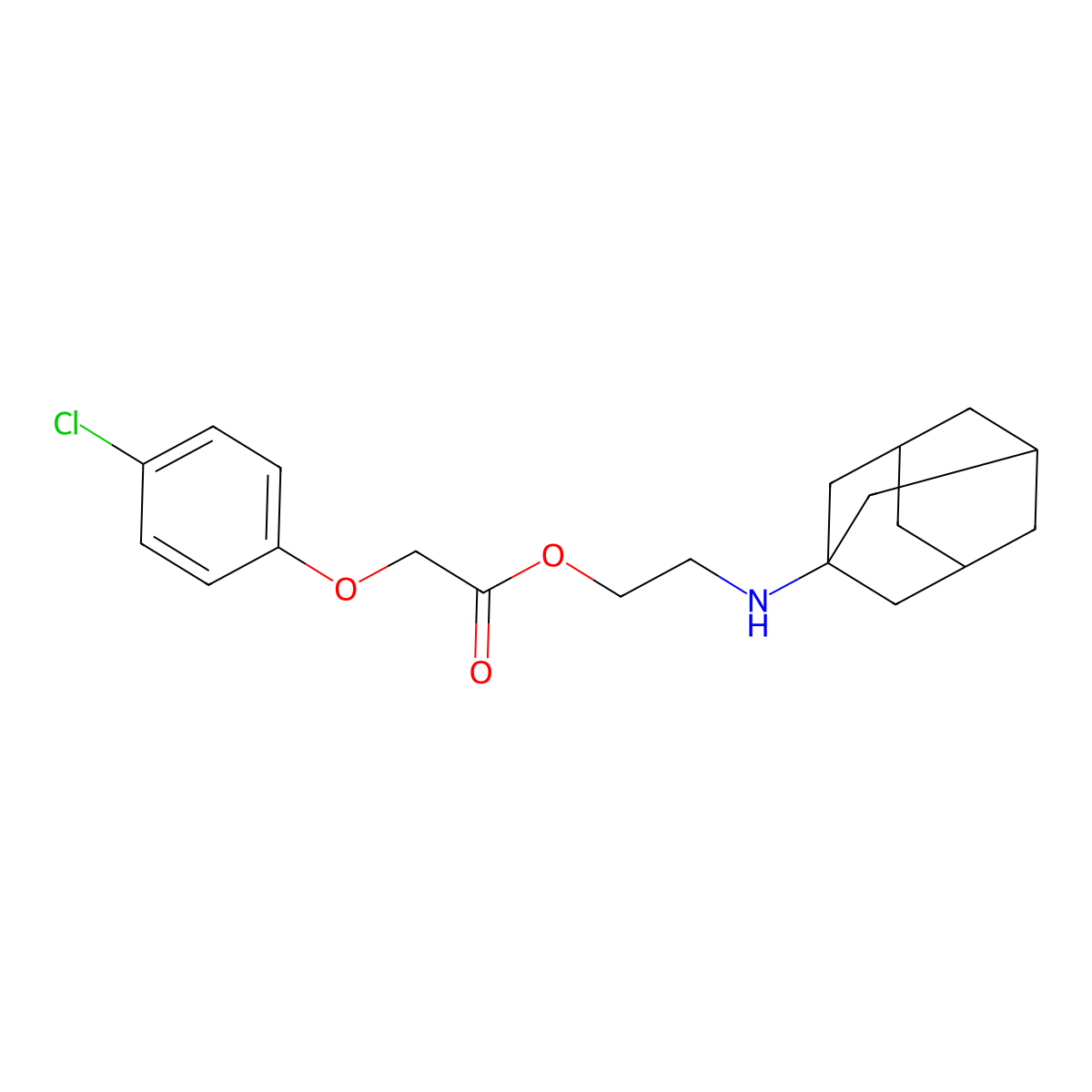 Adafenoxate molecular structure, CAS 82168-26-1