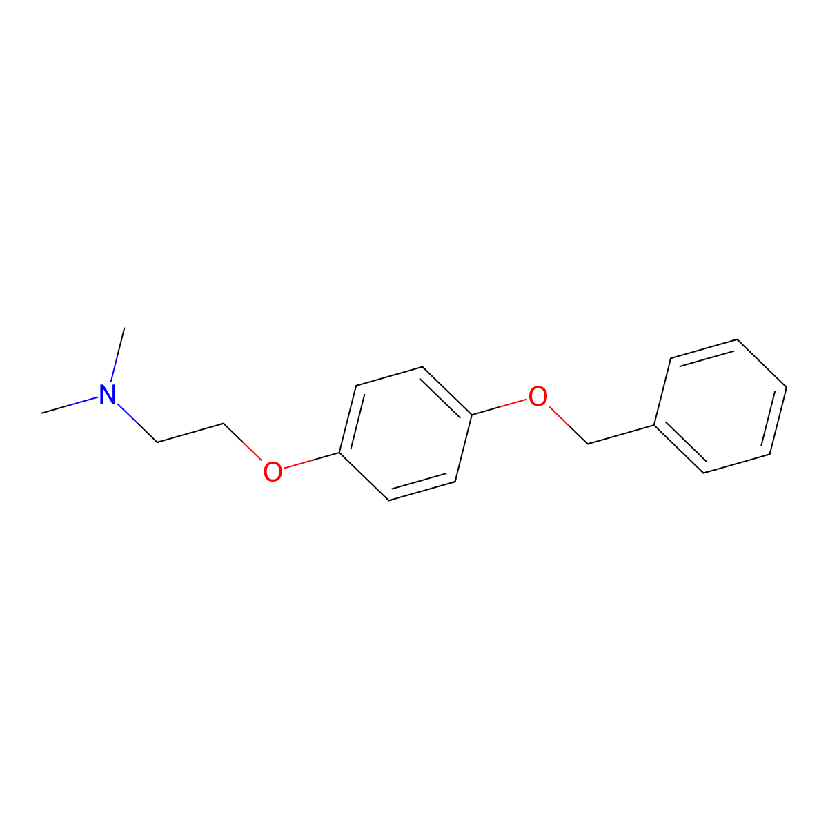 [2-(4-Benzyloxyphenoxy)ethyl]dimethylamine molecular structure, CAS 821765-44-0