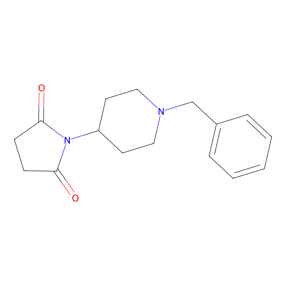 1-(1-Benzylpiperidin-4-yl)pyrrolidine-2,5-dione molecular structure, CAS 821778-35-2