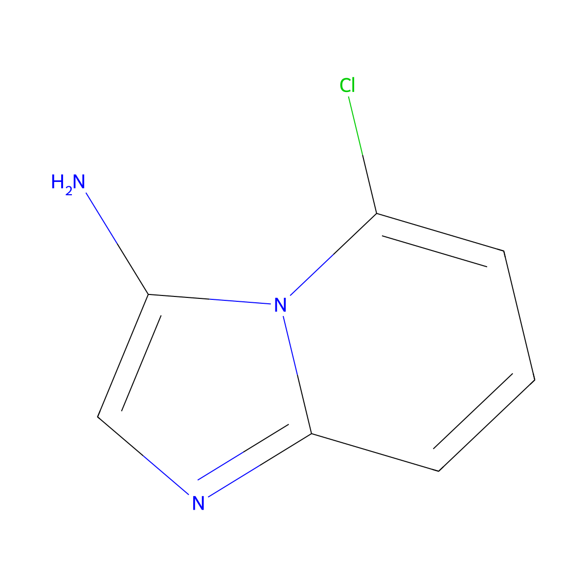 5-Chloroimidazo[1,2-a]pyridin-3-amine molecular structure, CAS 82193-23-5