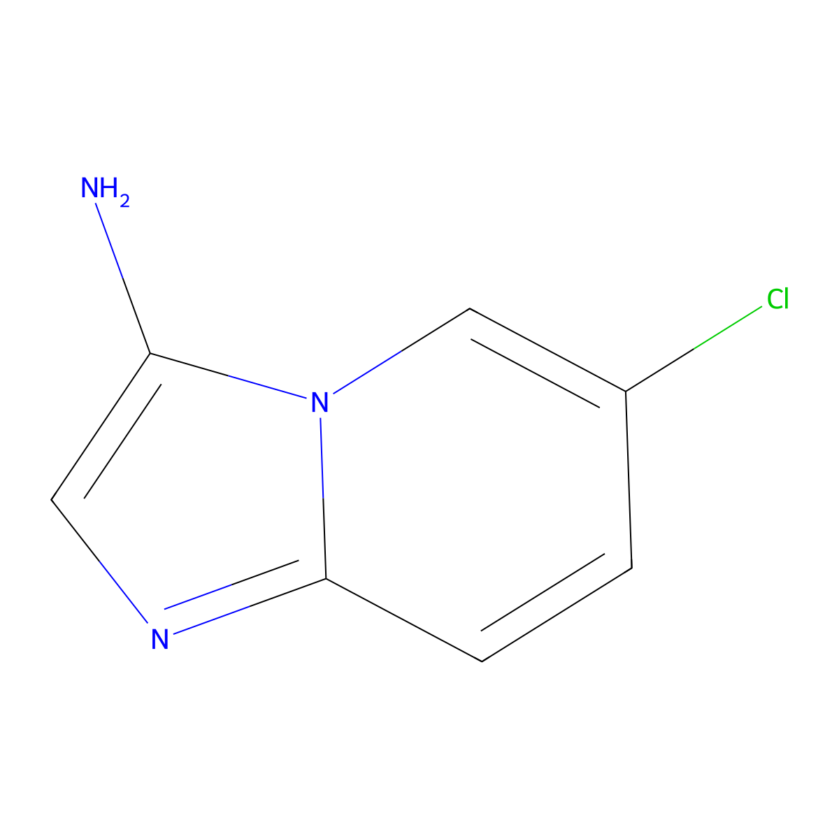 6-Chloroimidazo(1,2-a)pyridin-3-amine molecular structure, CAS 82193-28-0