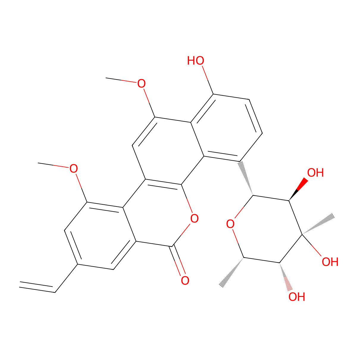 Chrysomycin A molecular structure, CAS 82196-88-1