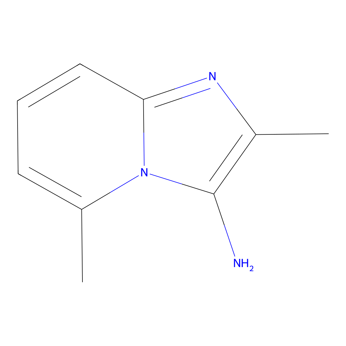 2,5-Dimethylimidazo[1,2-a]pyridin-3-amine molecular structure, CAS 82199-92-6