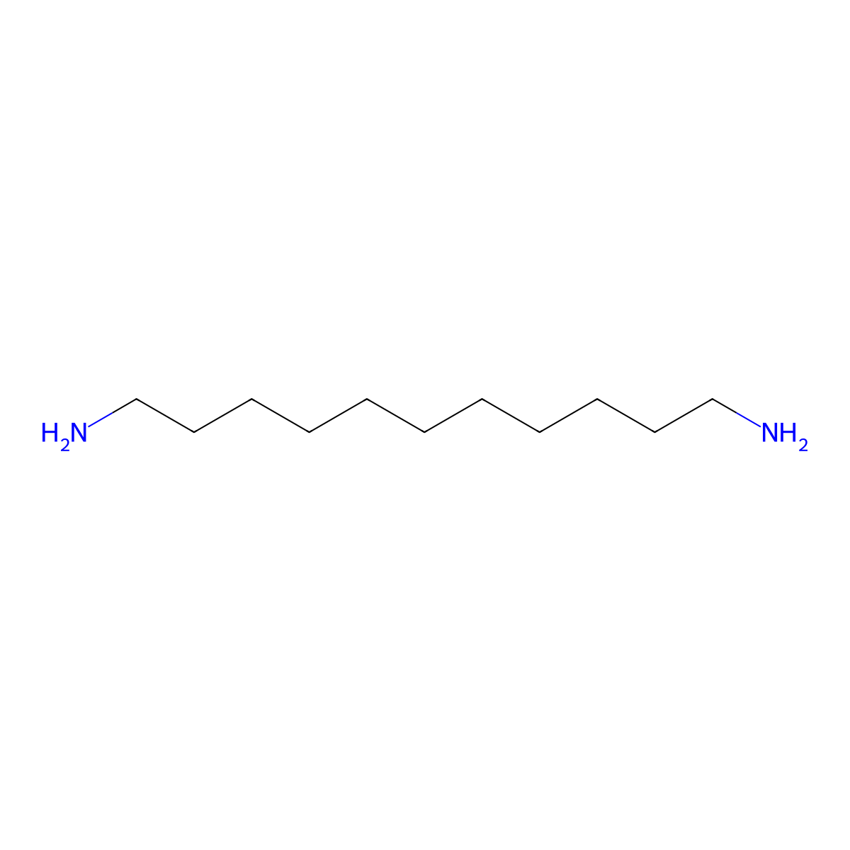 1,11-Undecanediamine molecular structure, CAS 822-08-2