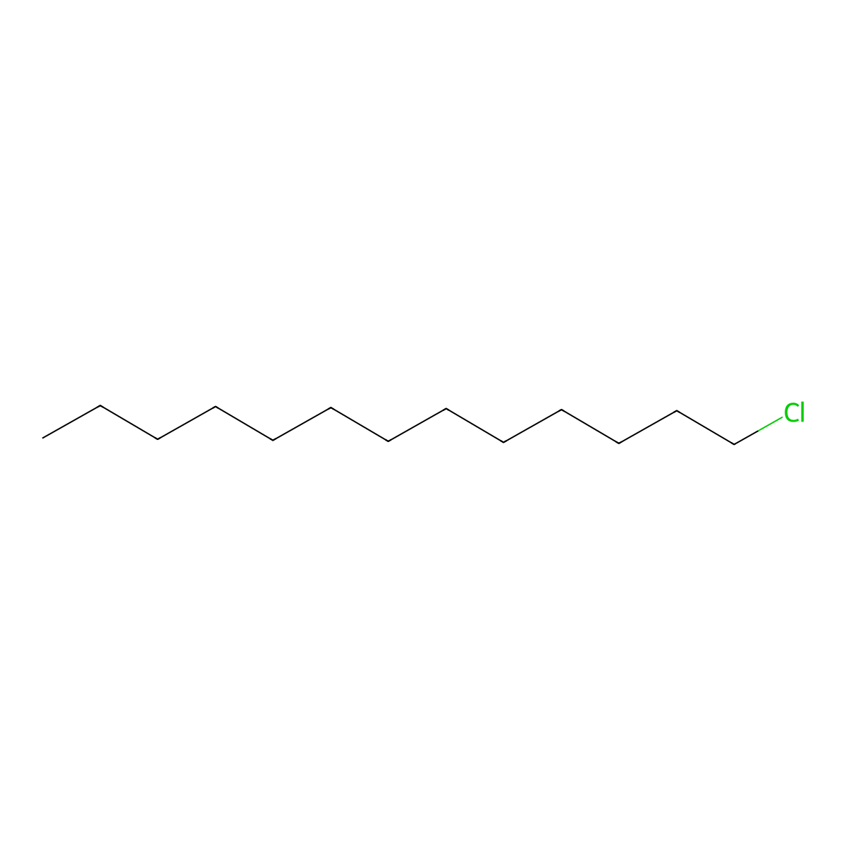 Tridecane, 1-chloro- molecular structure, CAS 822-13-9