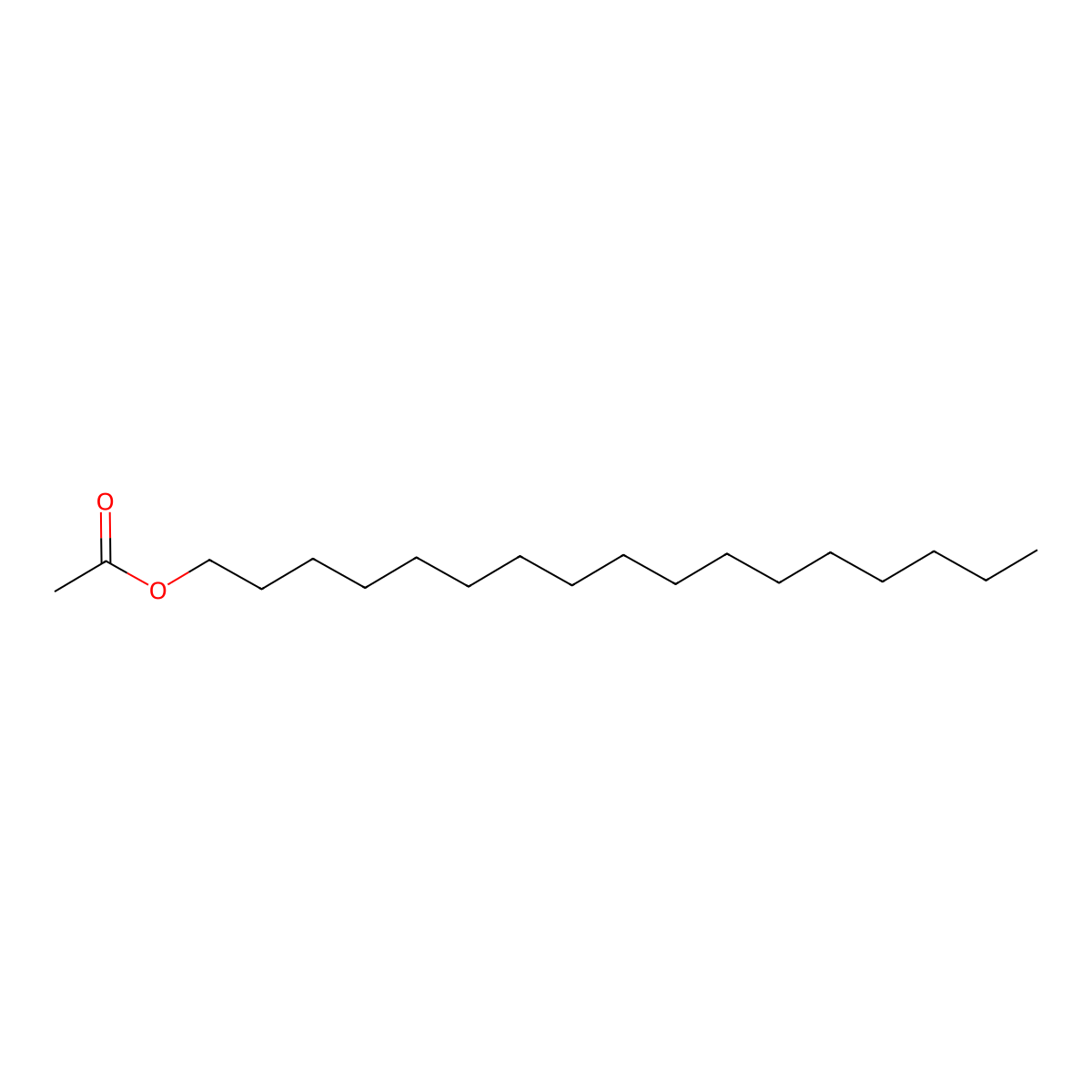 1-Heptadecanol, 1-acetate molecular structure, CAS 822-20-8