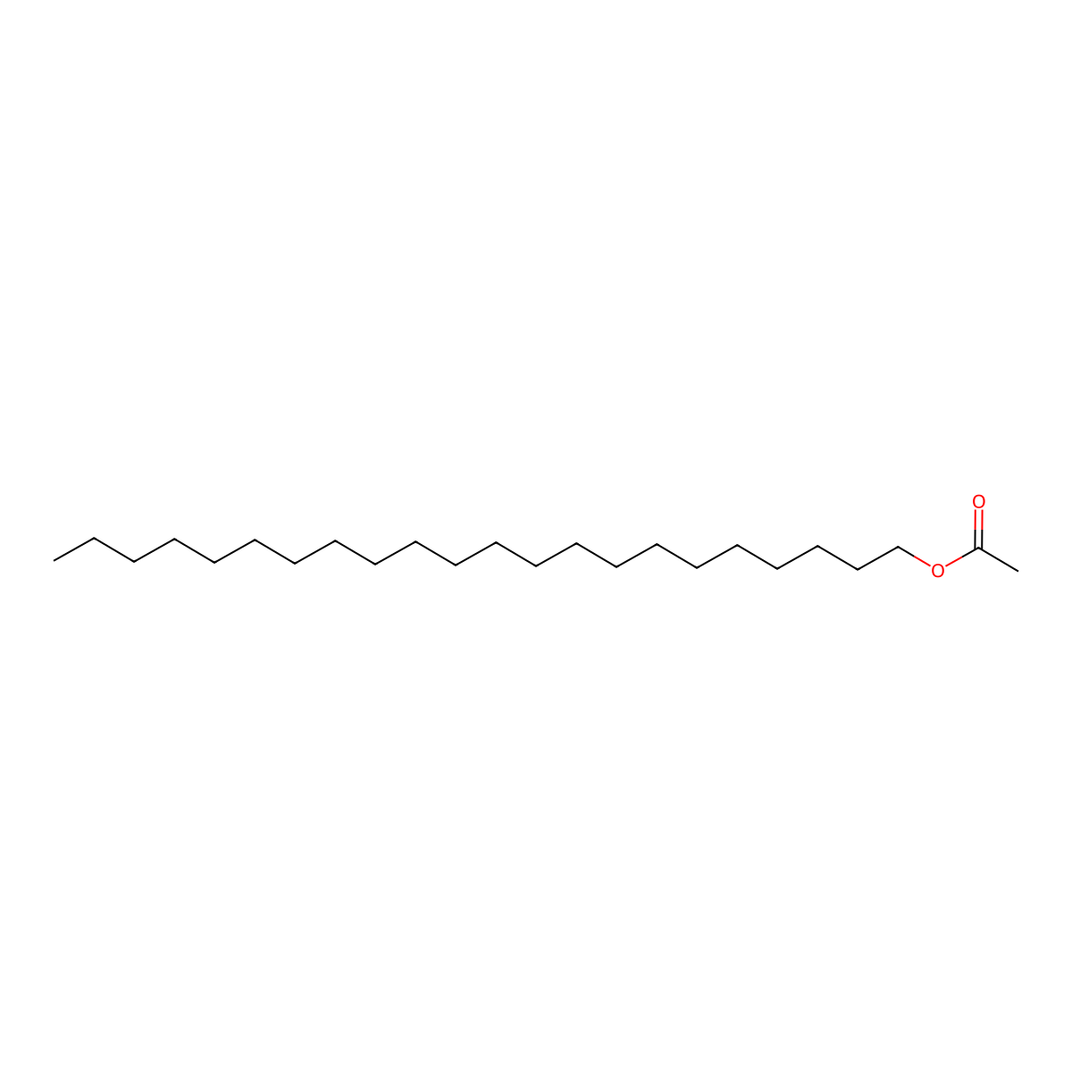 Docosyl acetate molecular structure, CAS 822-26-4