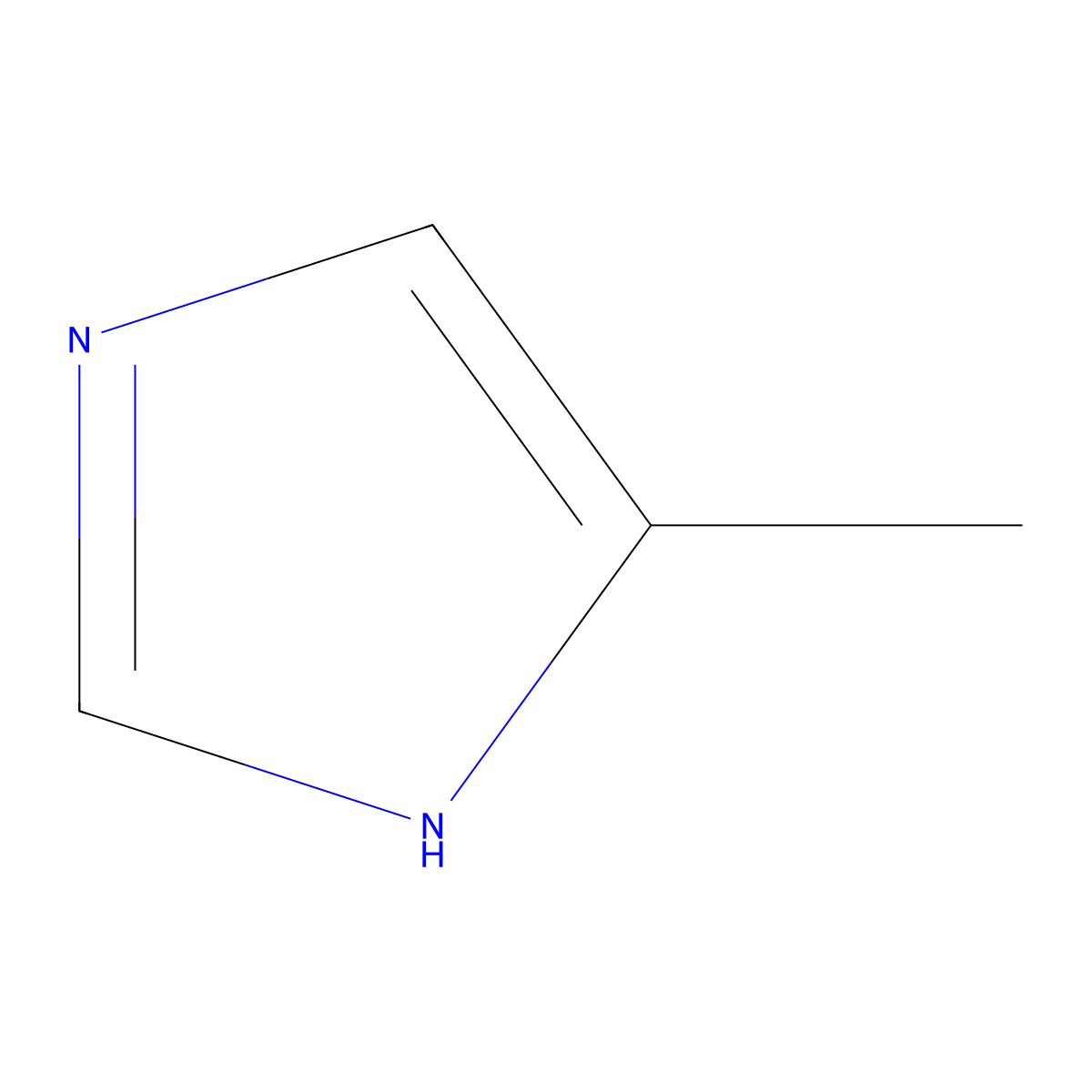 4-Methylimidazole molecular structure, CAS 822-36-6