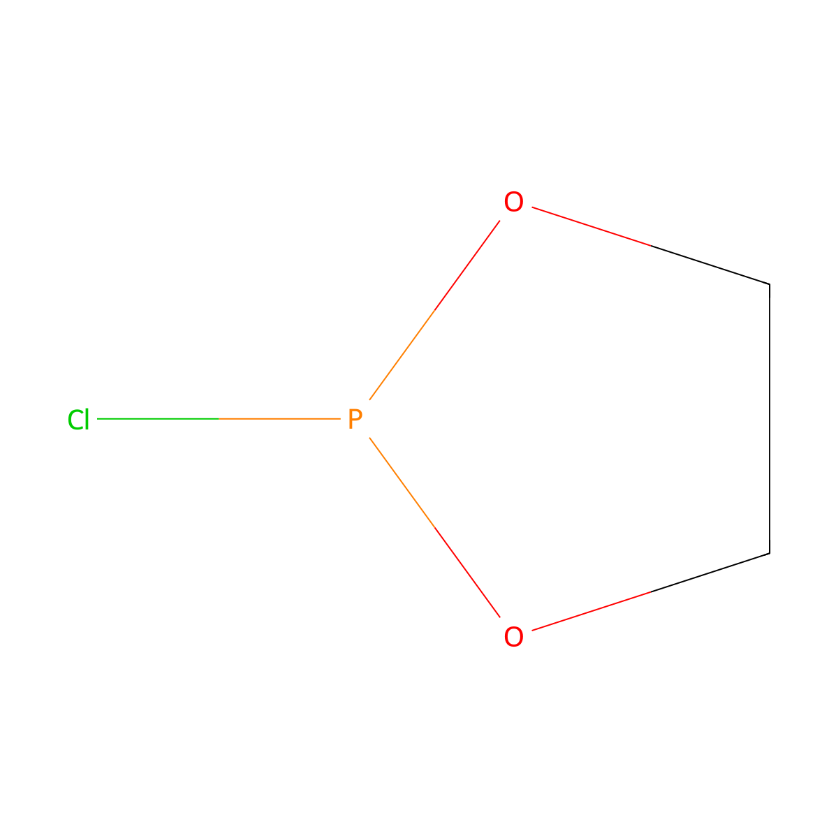 1,3,2-Dioxaphospholane, 2-chloro- molecular structure, CAS 822-39-9