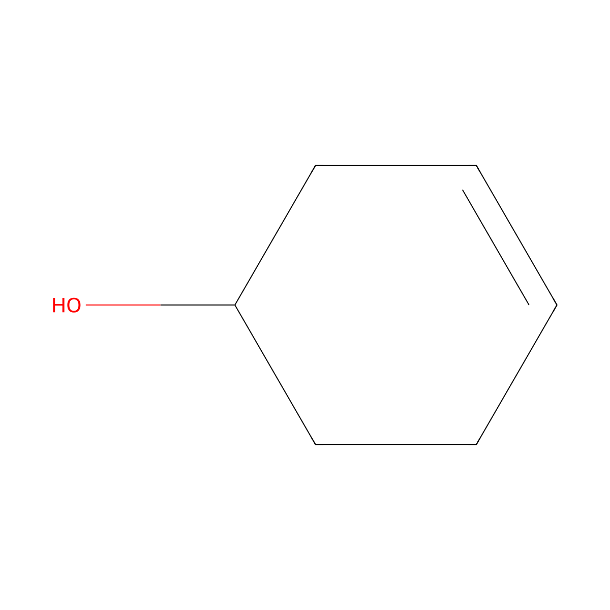 3-Cyclohexen-1-ol molecular structure, CAS 822-66-2