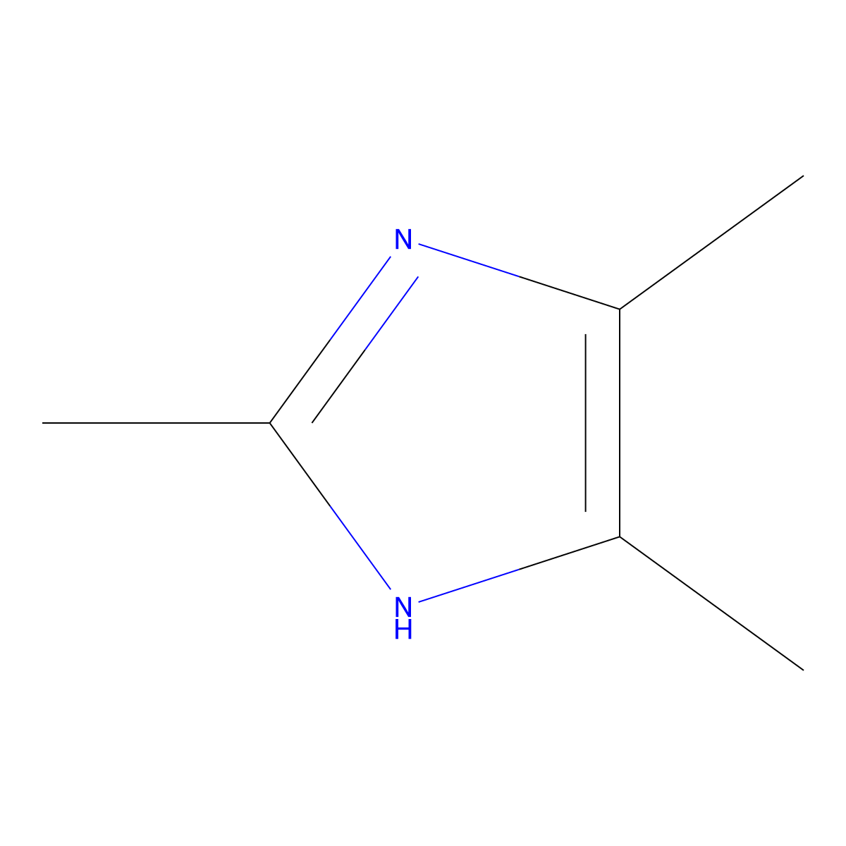 2,4,5-Trimethylimidazole molecular structure, CAS 822-90-2