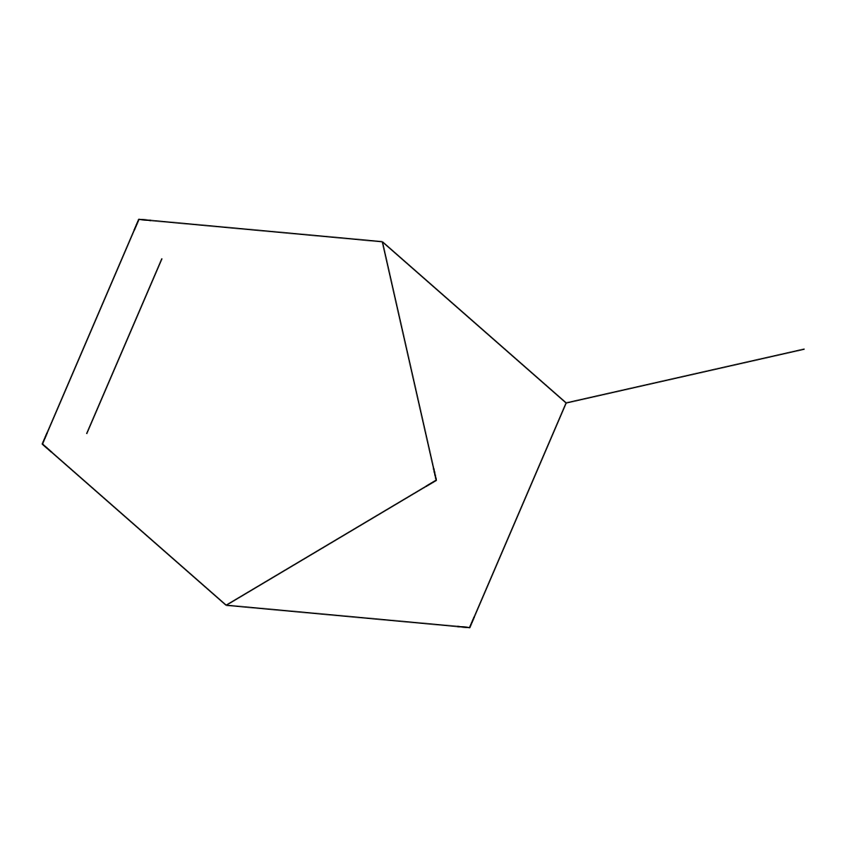 Bicyclo[2.2.1]hept-2-ene, 5-methyl- molecular structure, CAS 822-96-8
