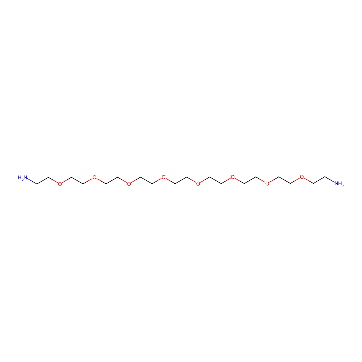 Amino-PEG8-Amine molecular structure, CAS 82209-36-7