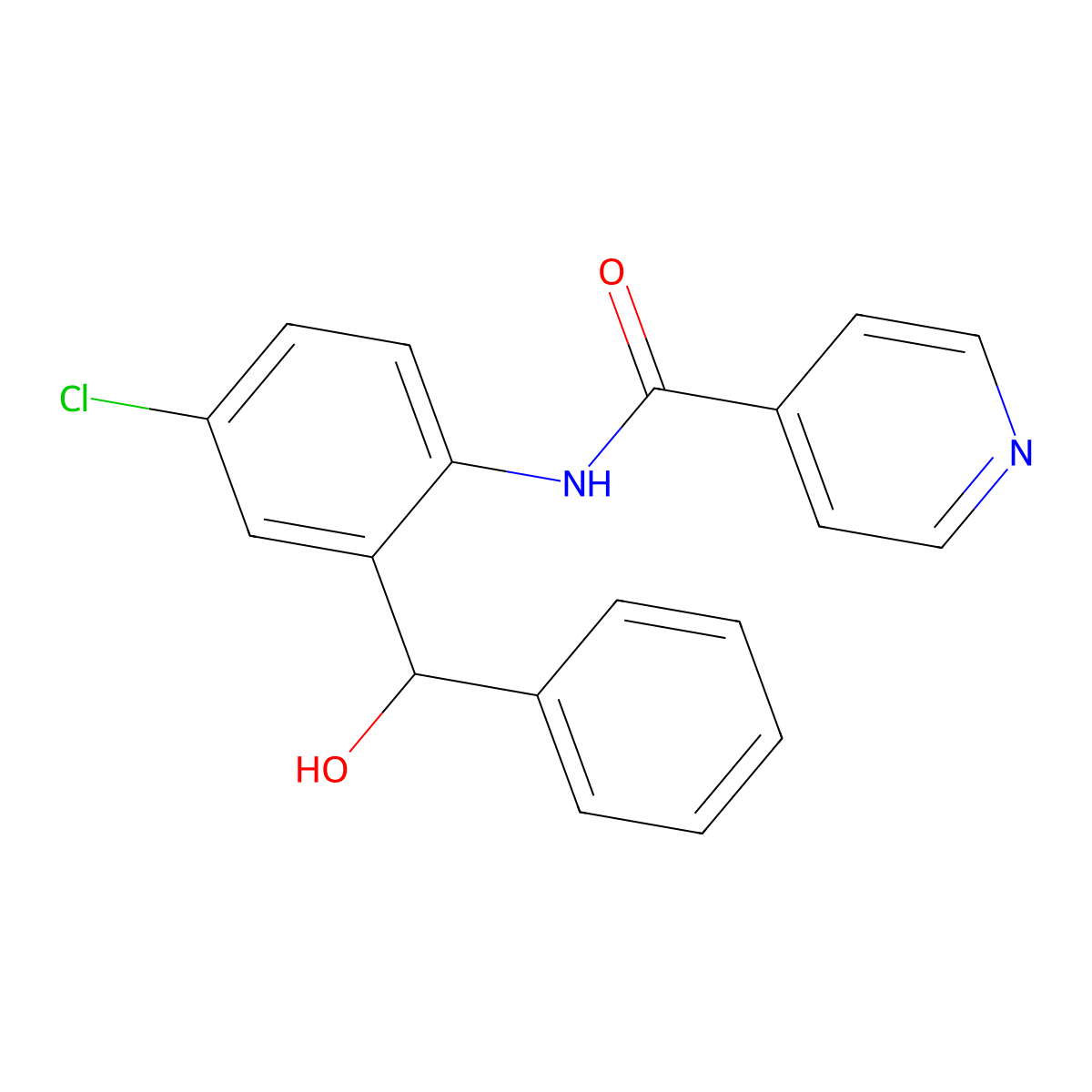 Inabenfide molecular structure, CAS 82211-24-3