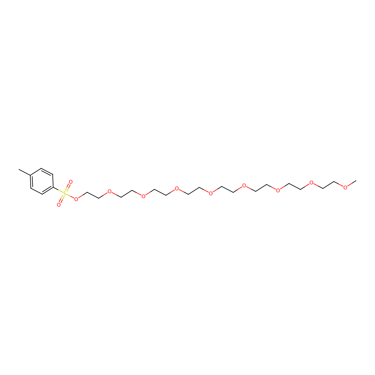 m-PEG9-Tos molecular structure, CAS 82217-01-4
