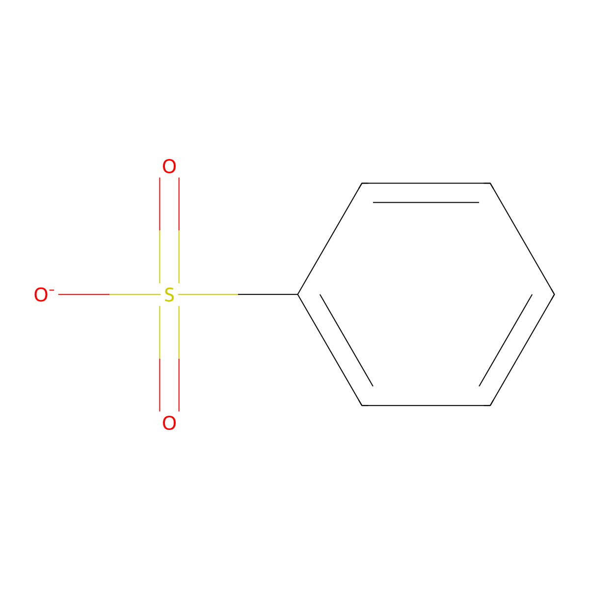 Benzenesulfonate molecular structure, CAS 82228-89-5