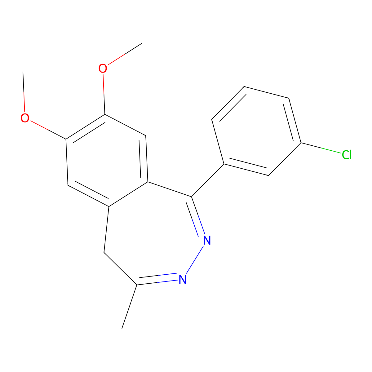 Girisopam molecular structure, CAS 82230-53-3