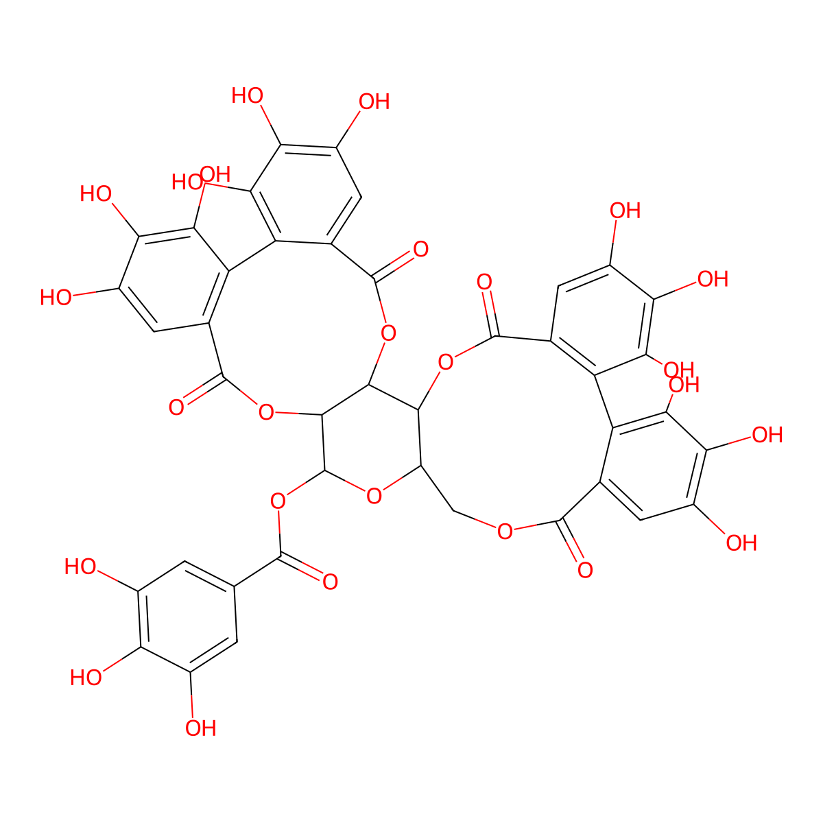 Potentillin molecular structure, CAS 82262-94-0