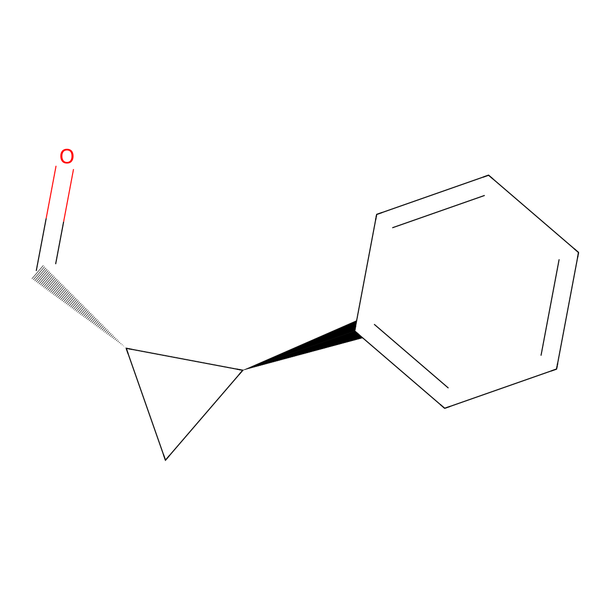 (1S,2S)-2-phenylcyclopropane-1-carbaldehyde molecular structure, CAS 82263-50-1