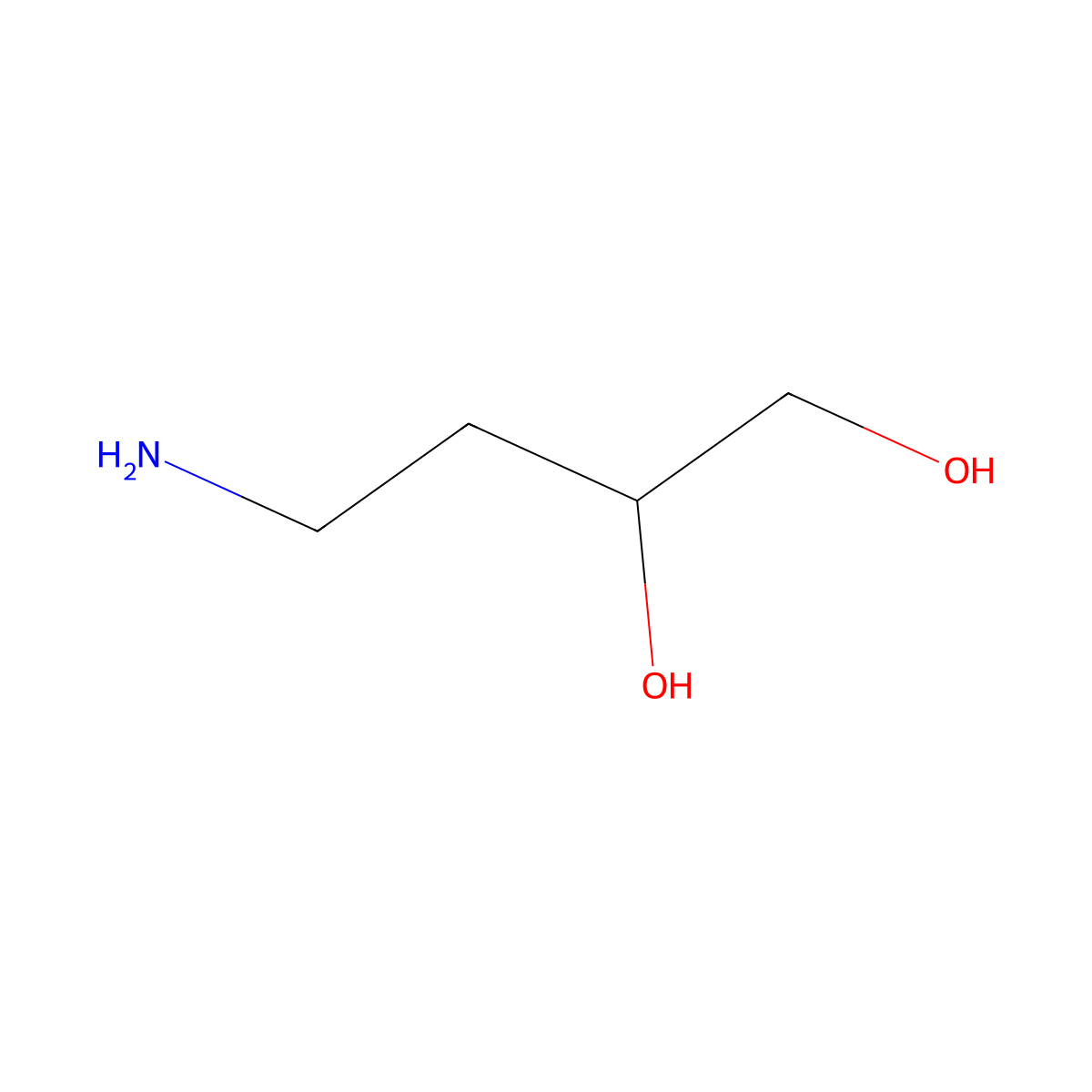 (R)-4-aminobutane-1,2-diol molecular structure, CAS 82267-24-1