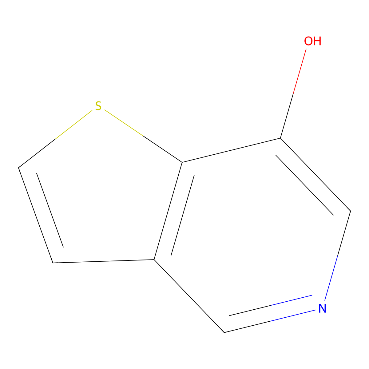 Thieno[3,2-c]pyridin-7-ol molecular structure, CAS 82273-81-2