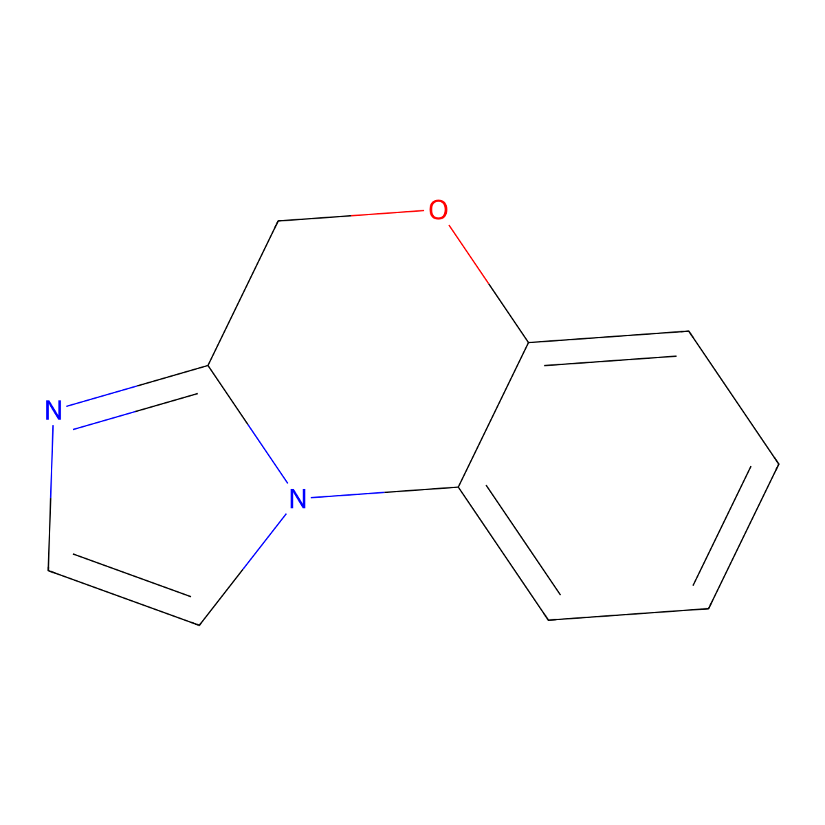 4H-Imidazo[2,1-c][1,4]benzoxazine molecular structure, CAS 82296-08-0