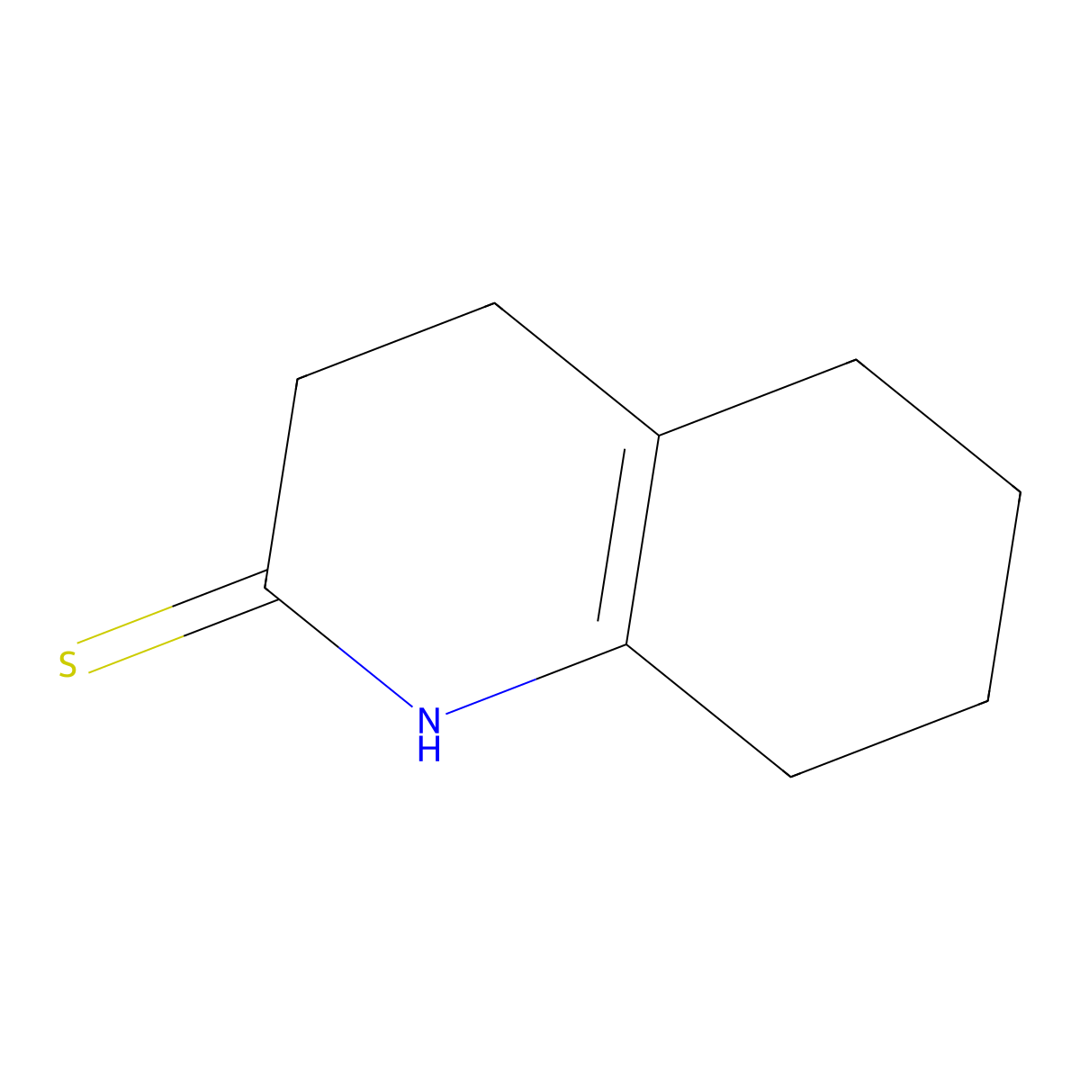 3,4,5,6,7,8-hexahydroquinoline-2(1H)-thione molecular structure, CAS 82297-45-8