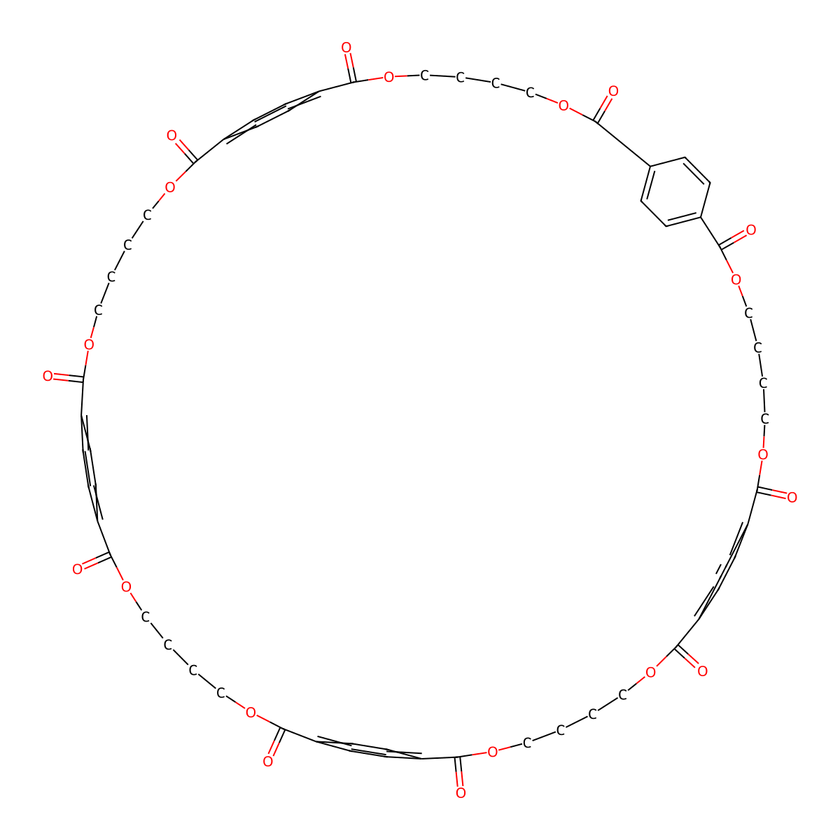 PBT pentamer molecular structure, CAS 82298-33-7
