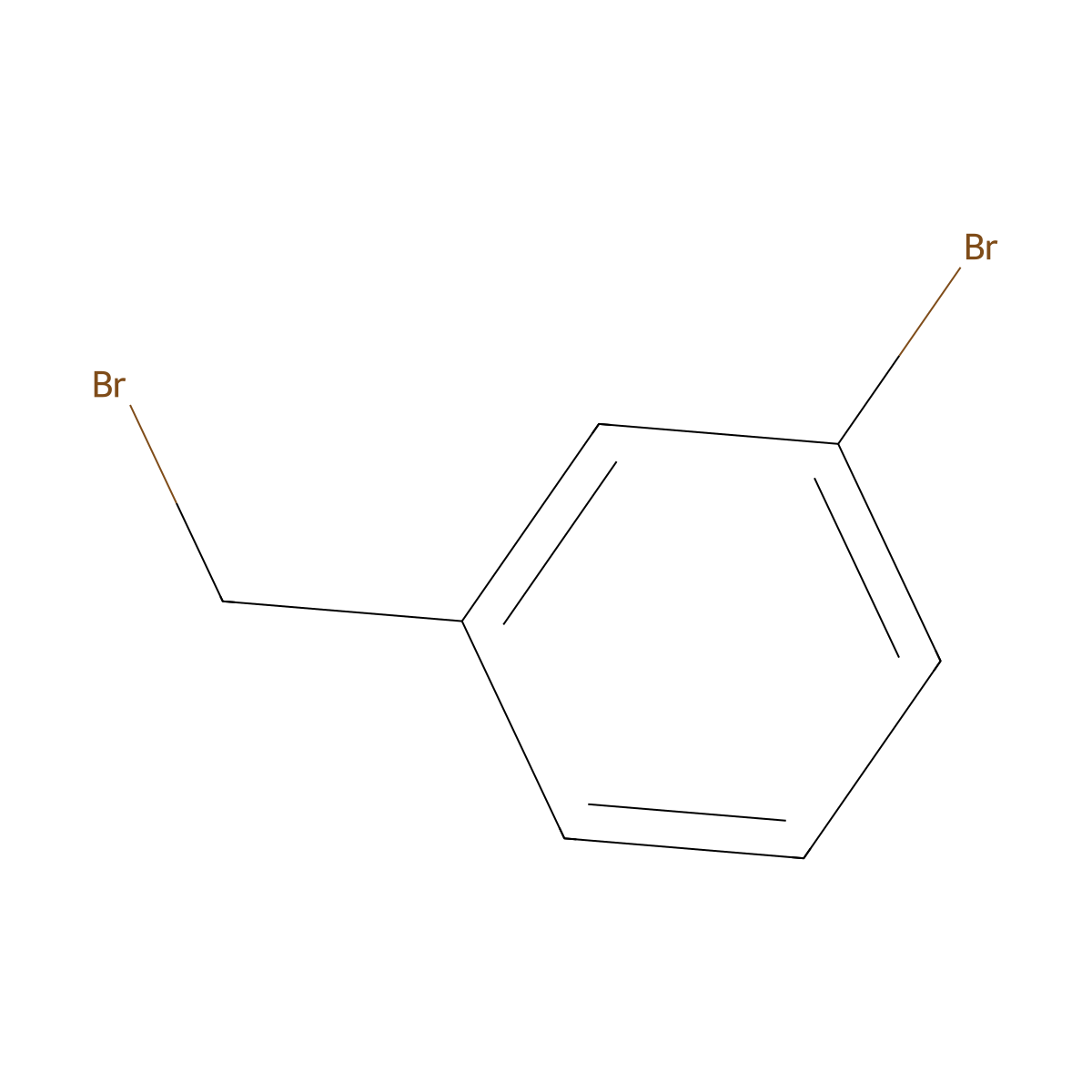 3-Bromobenzyl bromide molecular structure, CAS 823-78-9