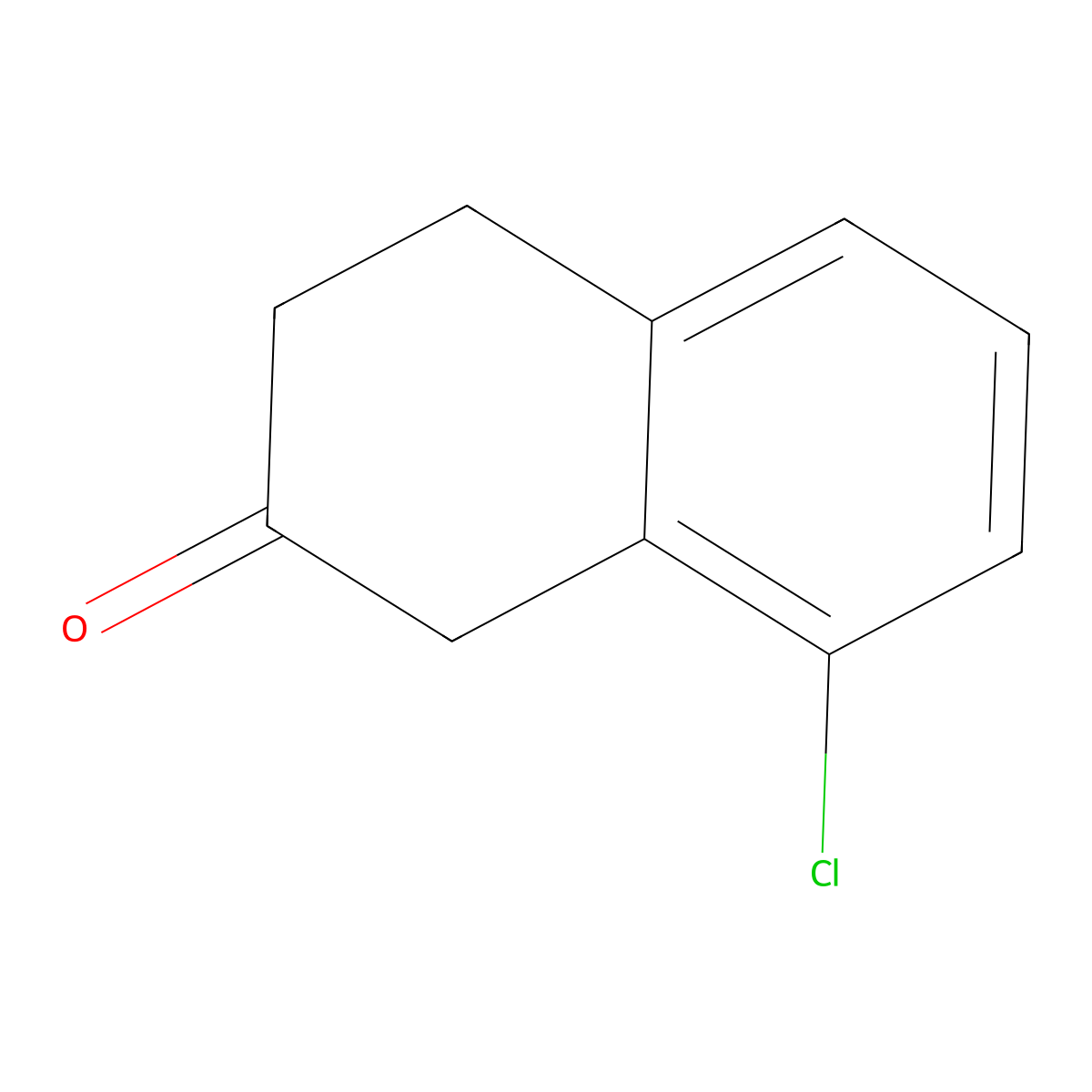 8-Chloro-1,2,3,4-tetrahydronaphthalen-2-one molecular structure, CAS 82302-27-0