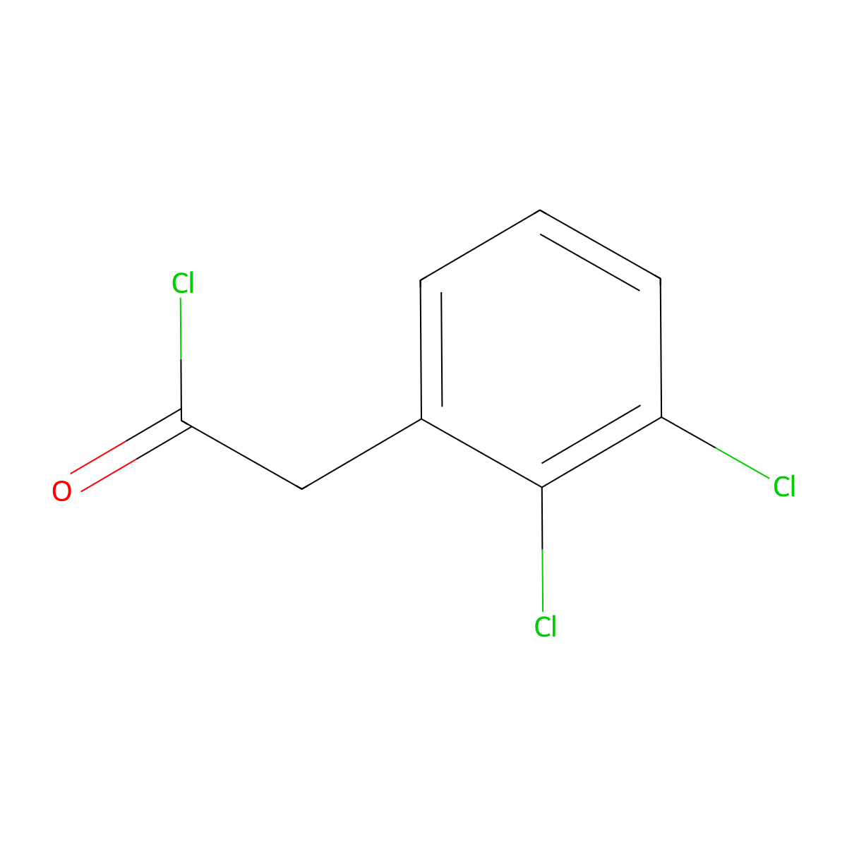 (2,3-Dichloro-phenyl)-acetyl chloride molecular structure, CAS 82302-32-7