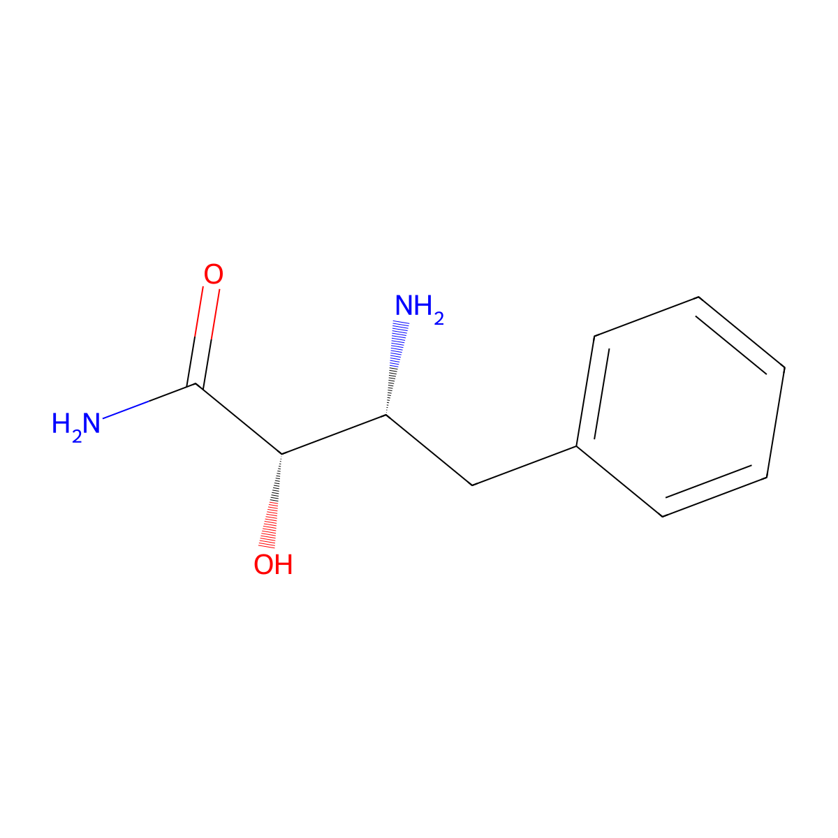 (2S,3R)-3-amino-2-hydroxy-4-phenylbutanamide molecular structure, CAS 82311-53-3
