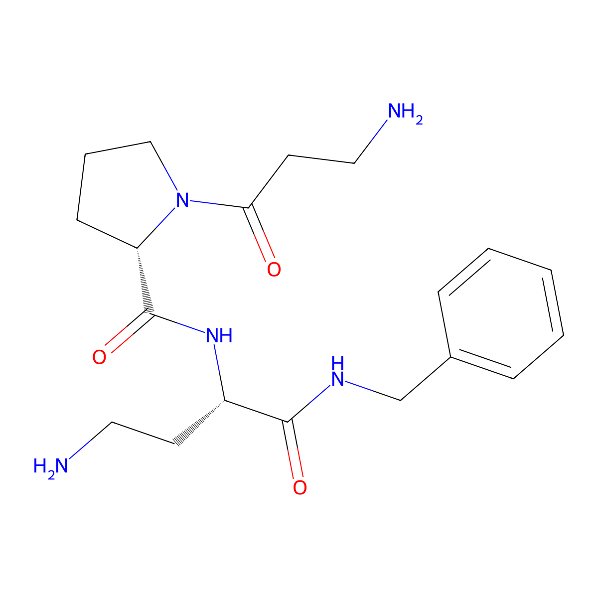 Dipeptide diaminobutyroyl benzylamide molecular structure, CAS 823202-98-8