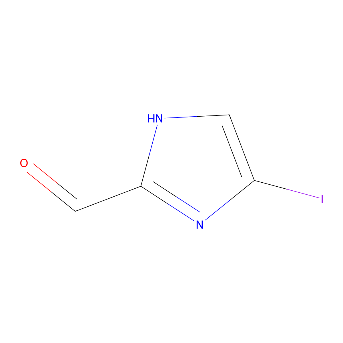 4-Iodo-1H-imidazole-2-carbaldehyde molecular structure, CAS 82322-25-6