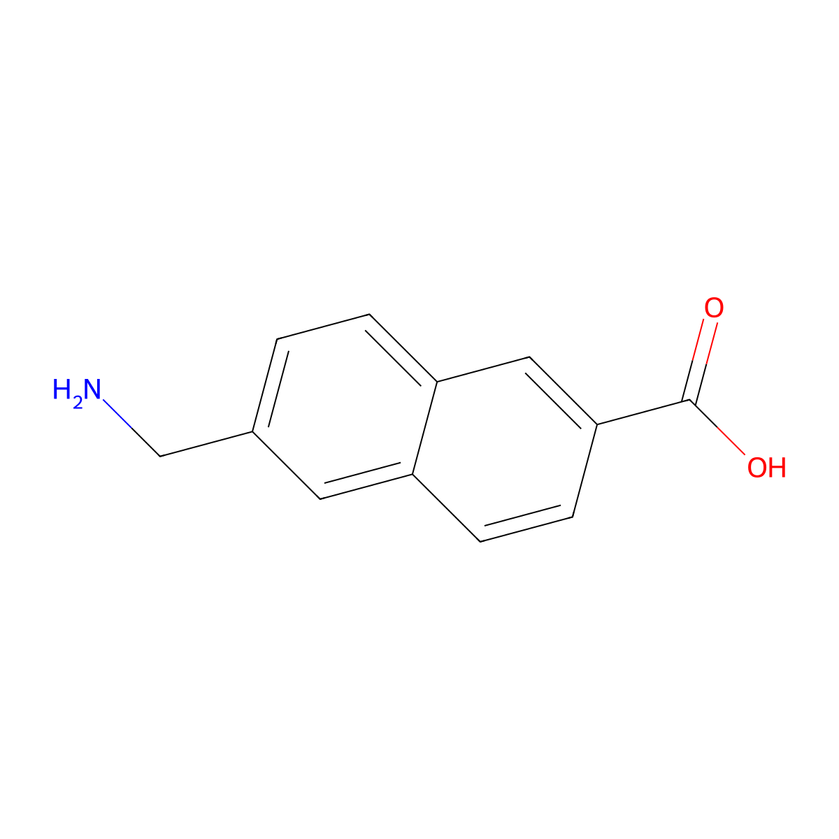 6-(Aminomethyl)naphthalene-2-carboxylic acid molecular structure, CAS 823221-17-6