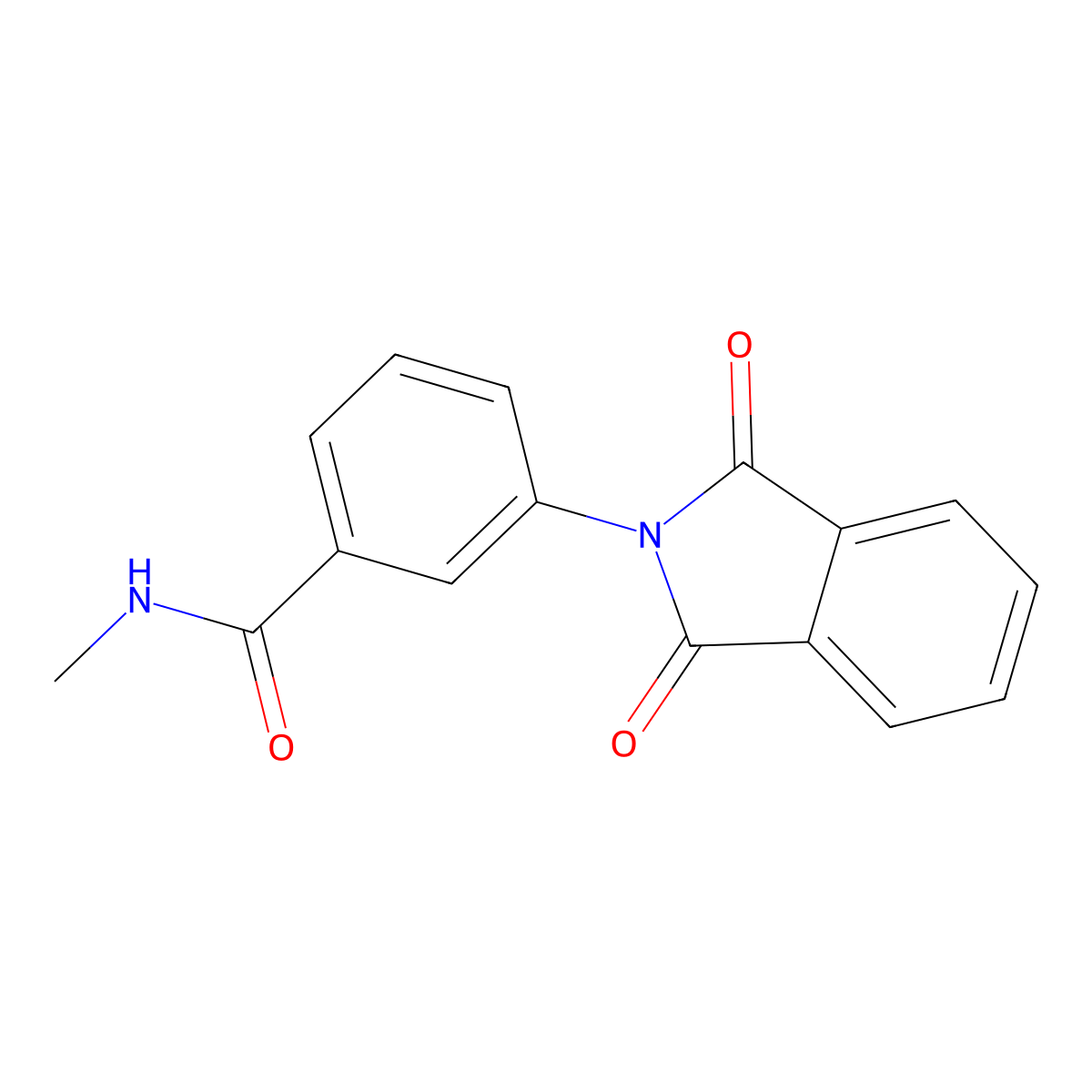 3-(1,3-dioxo-1,3-dihydro-2H-isoindol-2-yl)-N-methylbenzamide molecular structure, CAS 823233-75-6