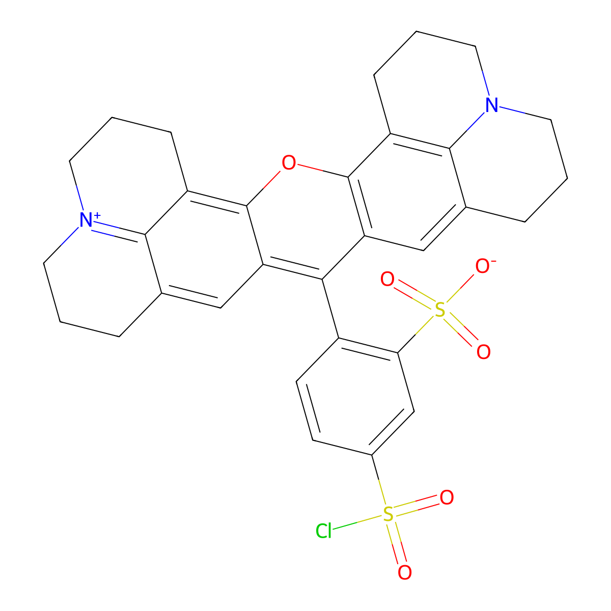 Texas Red molecular structure, CAS 82354-19-6