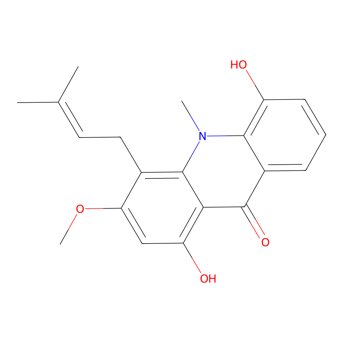 Glycocitrine I molecular structure, CAS 82354-36-7