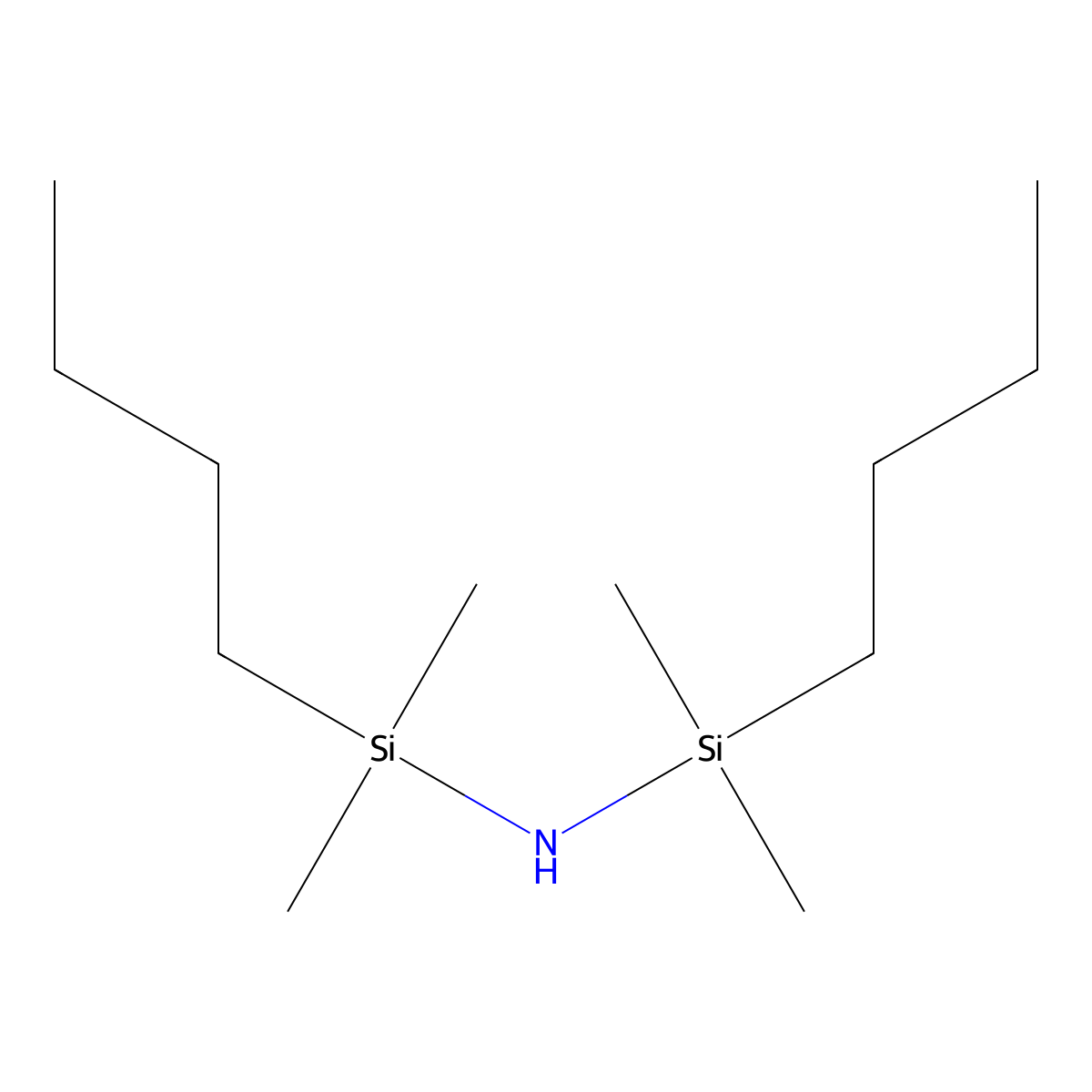 1,3-Dibutyl-1,1,3,3-tetramethyldisilazane molecular structure, CAS 82356-80-7