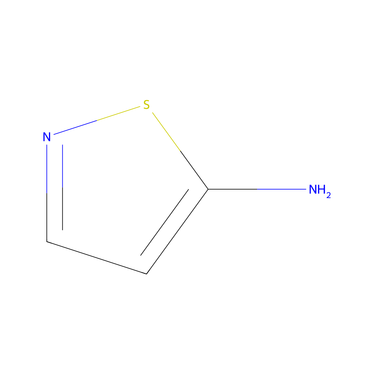 1,2-Thiazol-5-amine molecular structure, CAS 82357-92-4